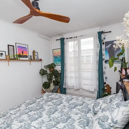 Comfy 31 M For 2 Well Decorated With Balcony Appartement Parijs Buitenkant foto